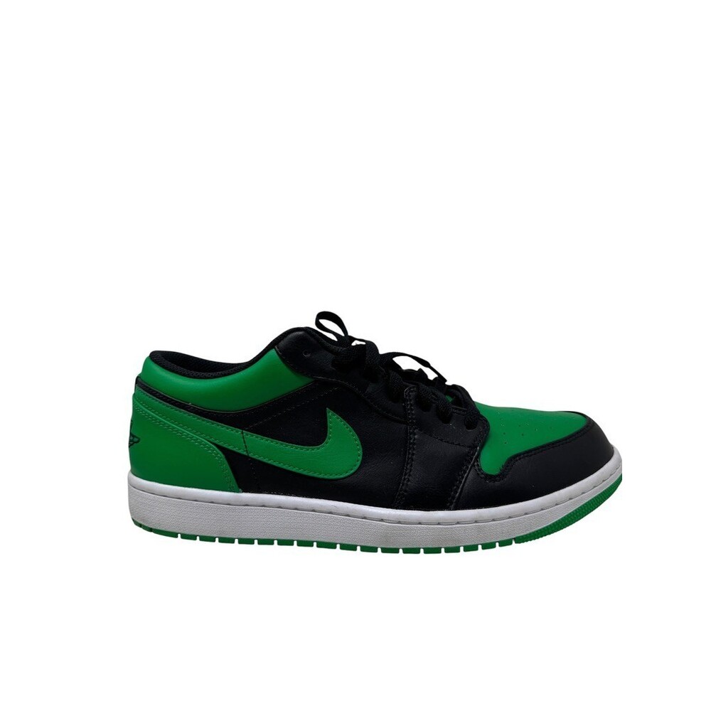 Nike Air Jordan 1 Low Men's Size 11 Lucky Green  Black/Green 553558-065 sneakers - Picture 4 of 14
